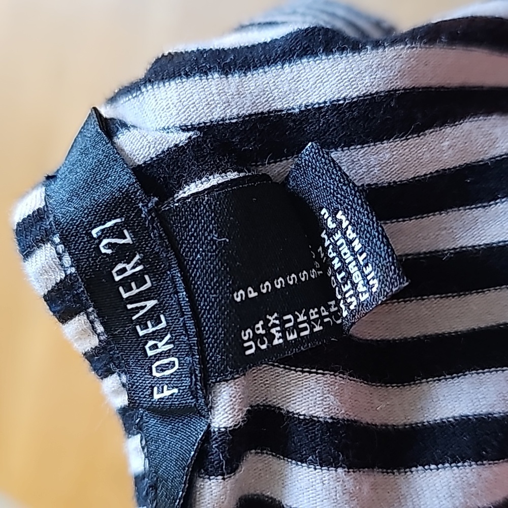 Neutral striped body con mini dress - Picture 8 of 11